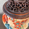 1920's Hand Painted Bauer Era Lamp