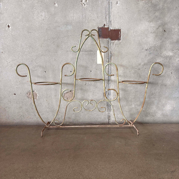 Vintage Wrought Iron Plant Stand