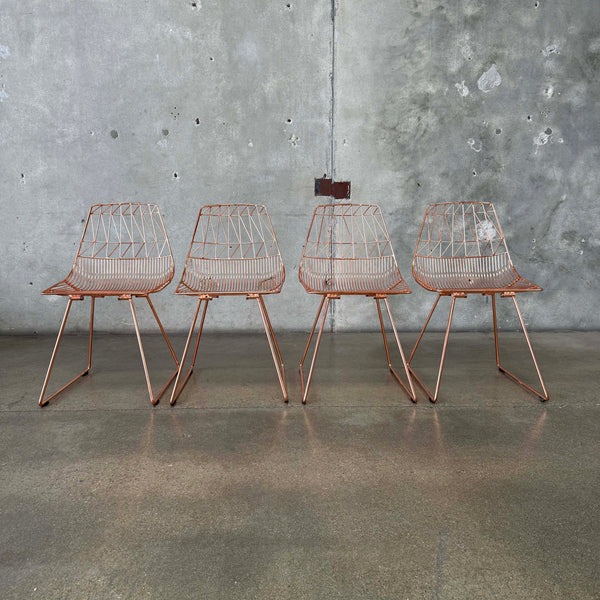 Contemporary Bend Goods Indoor/Outdoor Chairs in Copper
