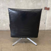 Knoll Pilot Leather Low Back Arm Chair