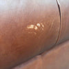 Brown Leather Chesterfield Sofa