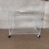 Lucite Cart With Lazy Susan