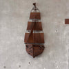 Mid Century Metal Ship Wall Art