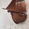 Mid Century Metal Ship Wall Art