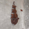 Mid Century Metal Ship Wall Art
