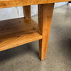 Handmade Solid Oak Side Tables, Circa 1940
