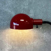 Vintage Red Gooseneck Floor Lamp