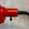 Vintage Red Gooseneck Floor Lamp