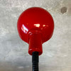 Vintage Red Gooseneck Floor Lamp