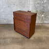 Mid Century Modern Highboy Dresser By American of Martinsville