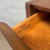 Mid Century Modern Highboy Dresser By American of Martinsville