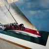 On the Rail Framed Poster - SORC Regatta 1997 Miami