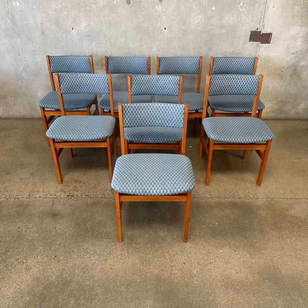 Set of Eight Teak Dining Chairs By Spøttrup