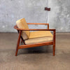 Vintage Folke Ohlsson By Dux Teak Lounge Chair - With Refinished Frame