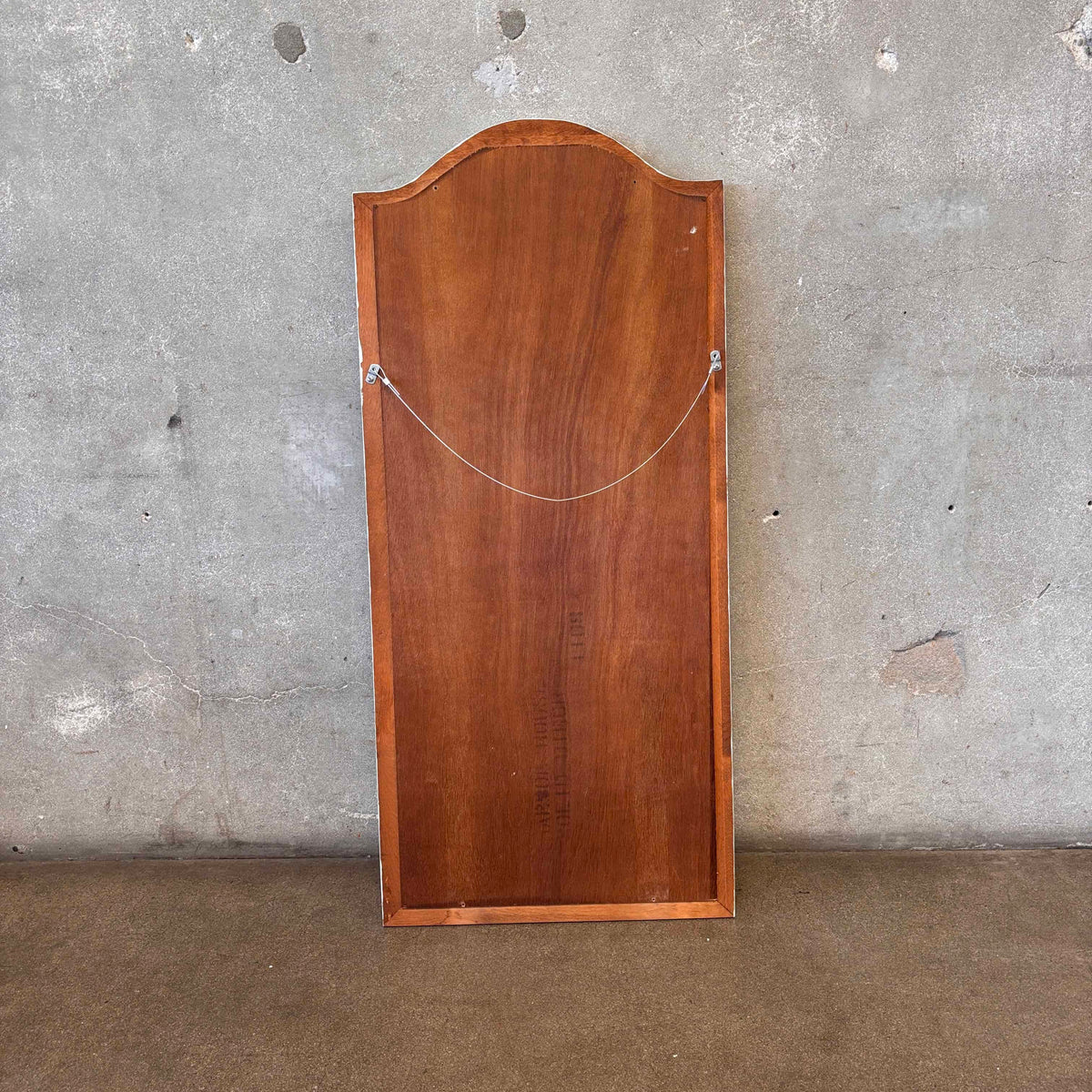 Vintage Long White Mirror