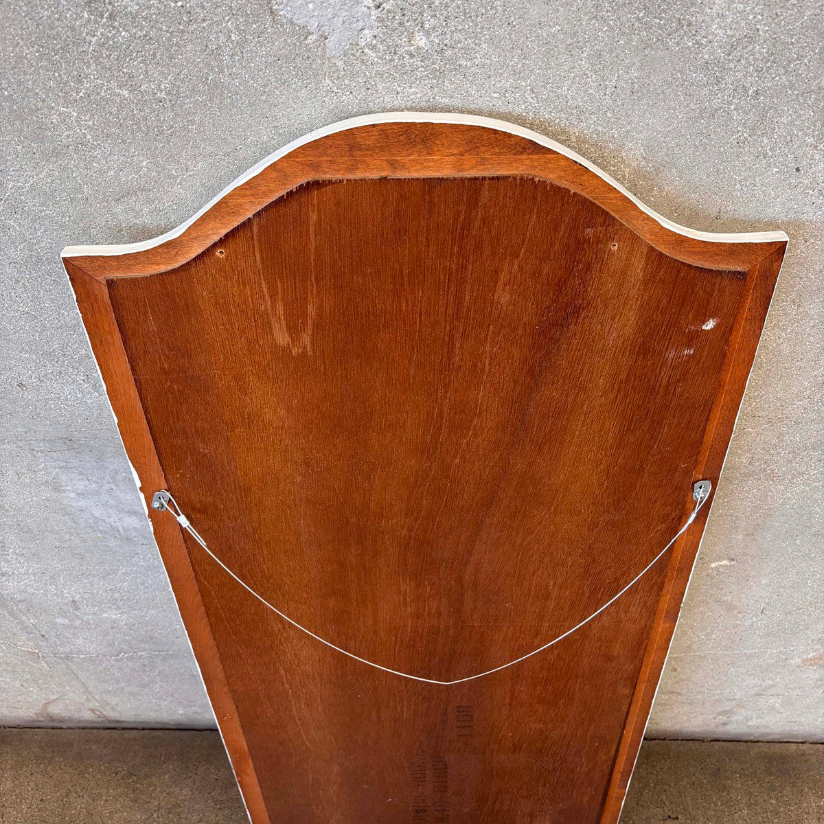 Vintage Long White Mirror