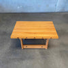 Japanese Maple Butcher Block Coffee Table Side Table 1960