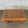 Vintage Repurposed Wooden Lobster Trap Coffee Table