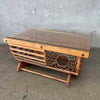 Vintage Repurposed Wooden Lobster Trap Coffee Table