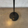 Post Modern Black Brass Floor Lamp