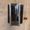 Vintage 1970's Smoked Lucite & Chrome Hanging Lamp #2