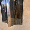 Vintage 1970's Smoked Lucite & Chrome Hanging Lamp #2