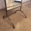 Vintage Iron Metal Floor Length Mirror