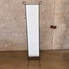 Vintage Iron Metal Floor Length Mirror