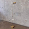 Vintage Post Modern Brass Shell Floor Lamp - Tested / Works