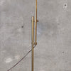 Vintage Post Modern Brass Shell Floor Lamp - Tested / Works