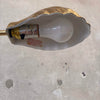 Vintage Post Modern Brass Shell Floor Lamp - Tested / Works