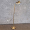 Vintage Post Modern Brass Shell Floor Lamp - Tested / Works
