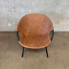 1960's Metal Frame "Balloon Chair" Made in Germany By Lusch & Co.
