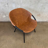 1960's Metal Frame "Balloon Chair" Made in Germany By Lusch & Co.