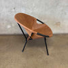 1960's Metal Frame "Balloon Chair" Made in Germany By Lusch & Co.