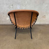 1960's Metal Frame "Balloon Chair" Made in Germany By Lusch & Co.