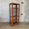 1970's Lou Hodges For California Design Group Solid Oak Bookcase