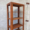 1970's Lou Hodges For California Design Group Solid Oak Bookcase