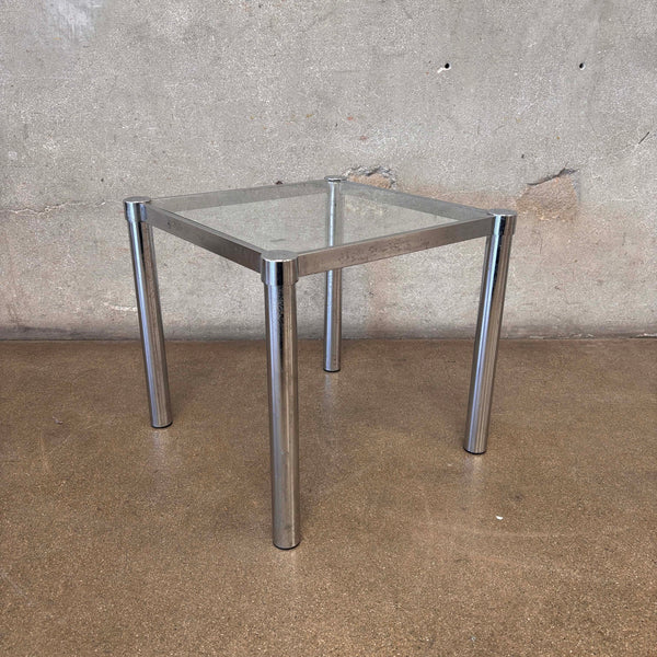 1970's Chrome Side Table