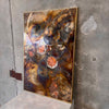 1960's Dale Clark Copper Metal Brushed Artwork