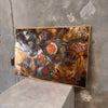 1960's Dale Clark Copper Metal Brushed Artwork