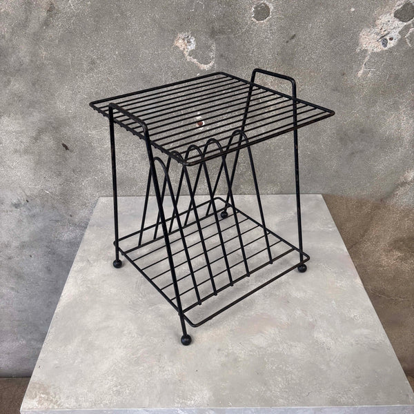 1950's Iron Magazine Stand