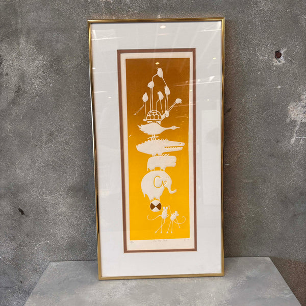 Mar "On the Ball" Serigraph