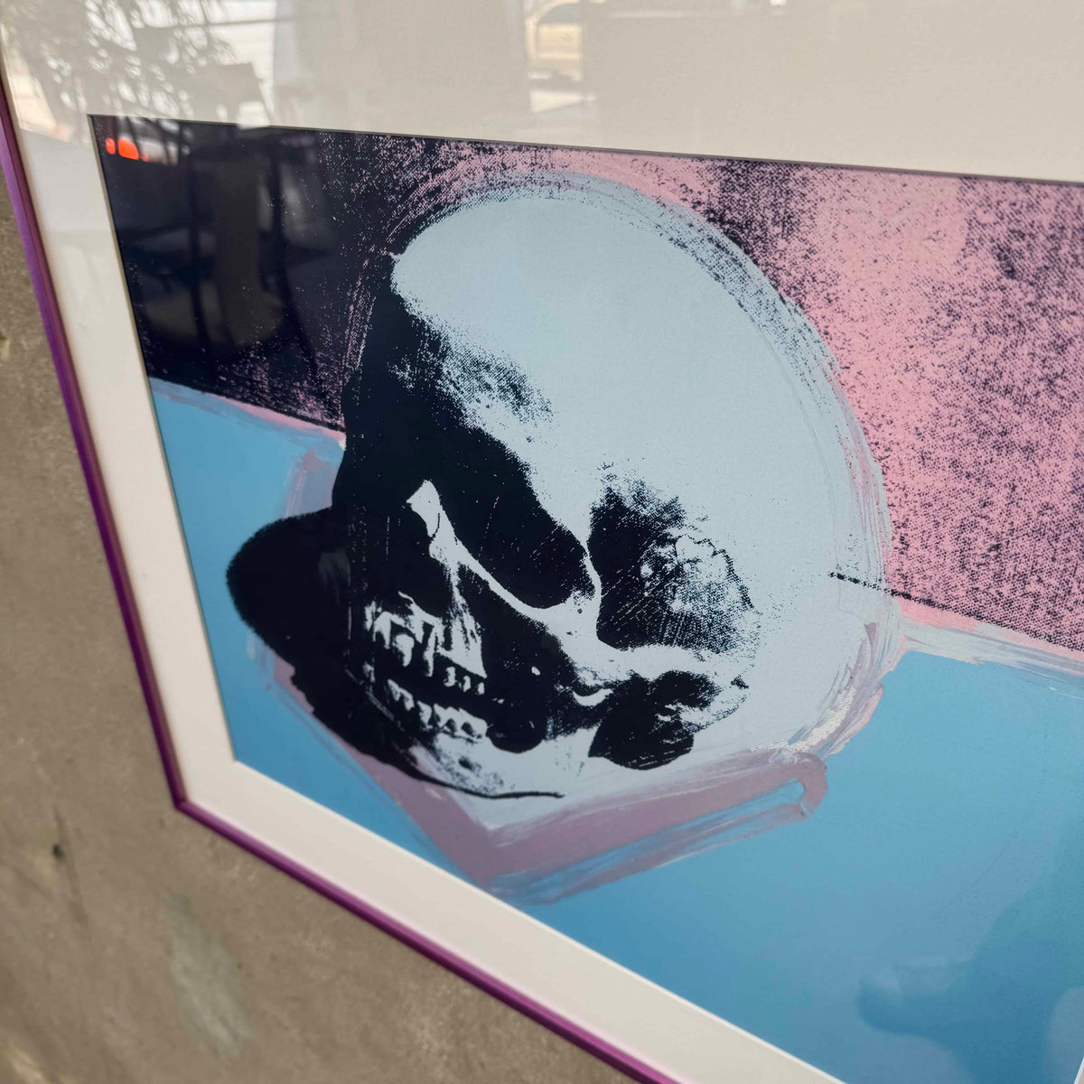 Warhol Skull Poster