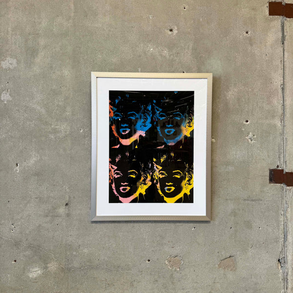 Andy Warhol Marilyn Poster Custom Framed