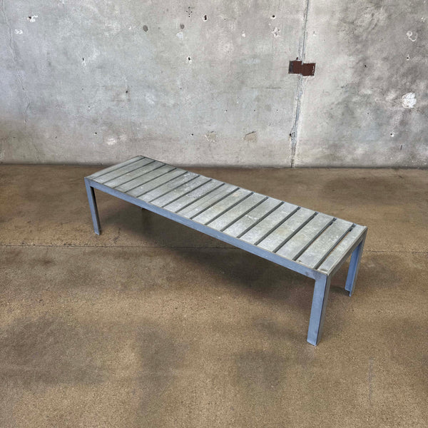 Modernist Steel Bench