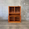 Vintage Danish Cabinet With Tambour Doors