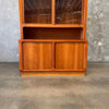 Vintage Danish Cabinet With Tambour Doors