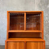 Vintage Danish Cabinet With Tambour Doors