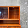 Vintage Danish Cabinet With Tambour Doors